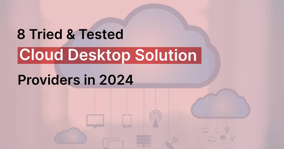 cloud desktop solutions